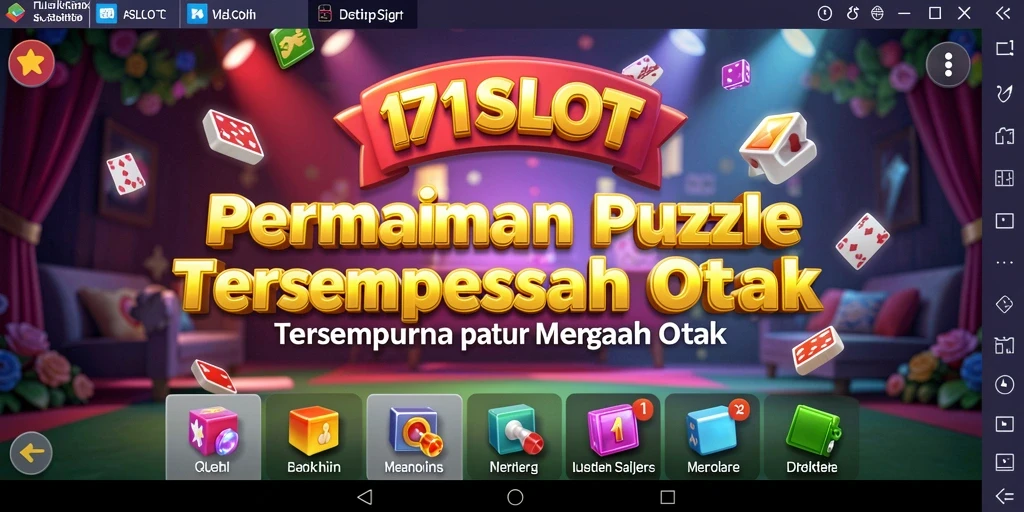 Screenshot gameplay 171SLOT memperlihatkan berbagai tantangan puzzle yang menarik.