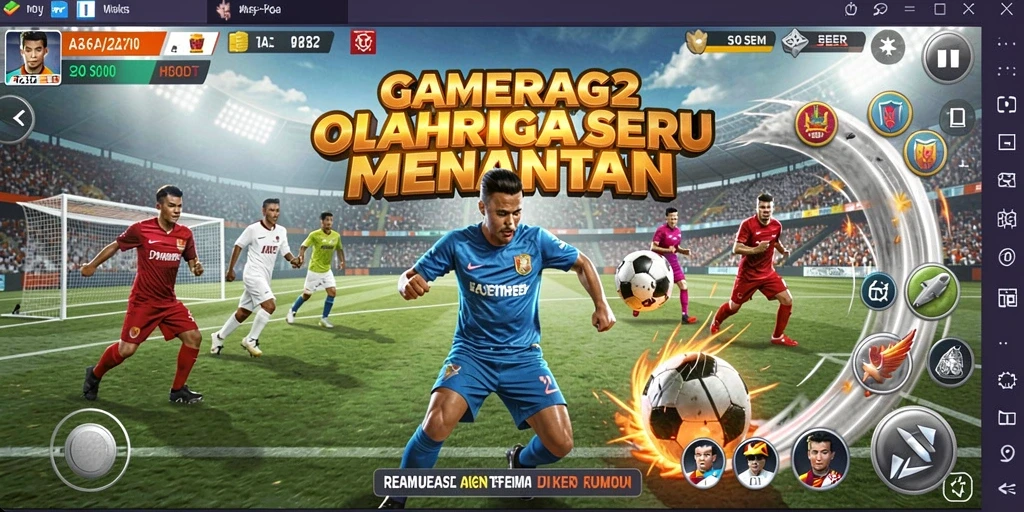 Tampilan gameplay seru dan menarik dari AA62.