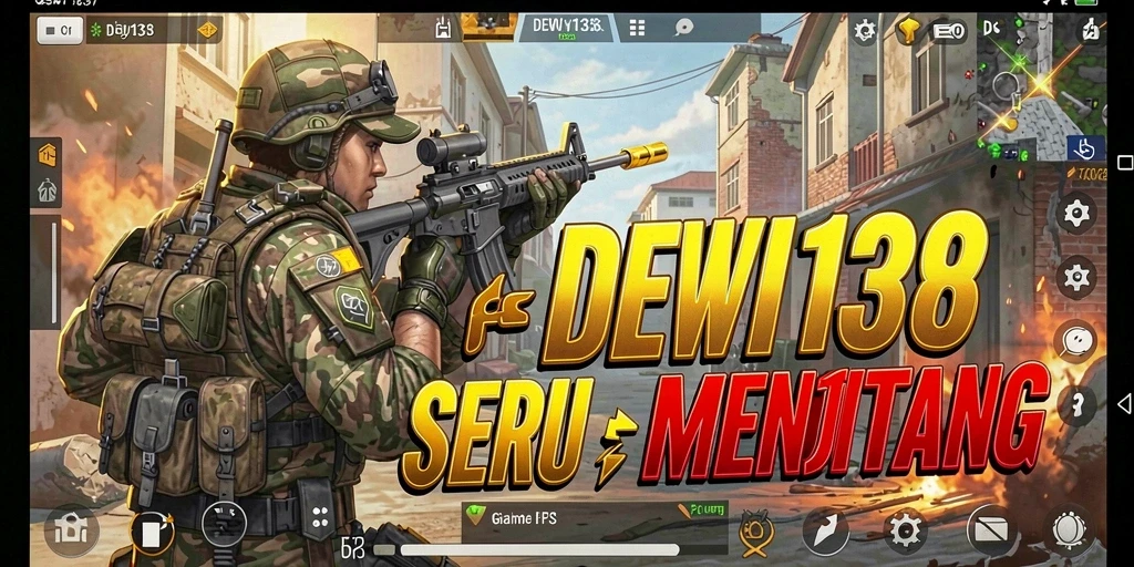 Screenshot gameplay DEWI138 menampilkan aksi tembak-menembak intens.