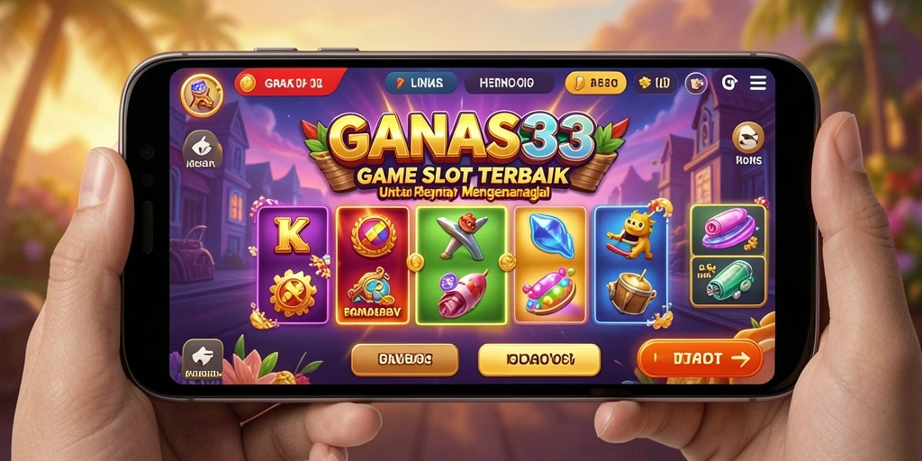 Tampilan gameplay Slot yang seru dan interaktif di GANAS33.