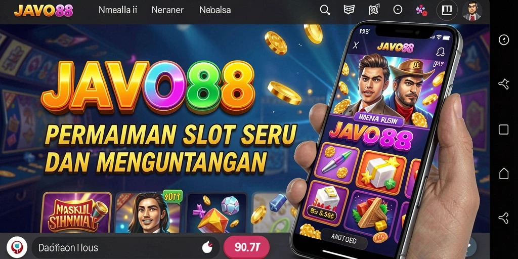Tampilan gameplay Slot JAVO88 yang sangat dinamis dan menarik.