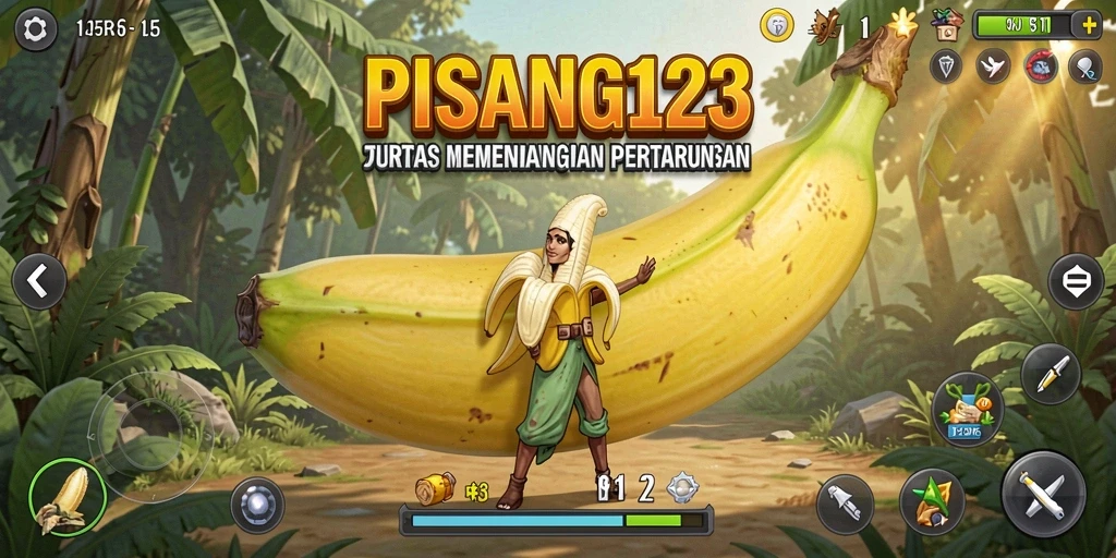 Screenshot PISANG123 menampilkan aksi strategi seru dan mendebarkan.