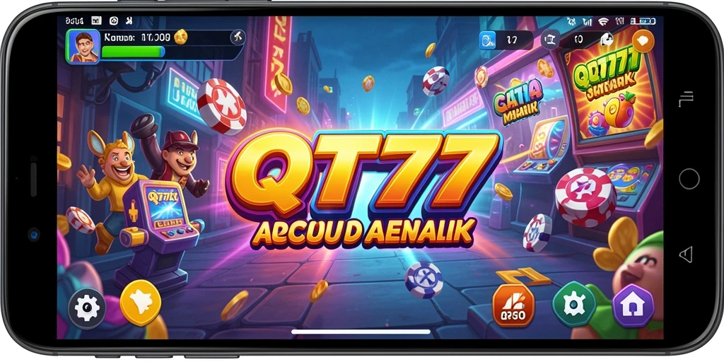 Tampilan gameplay QT777 yang seru dan menantang.