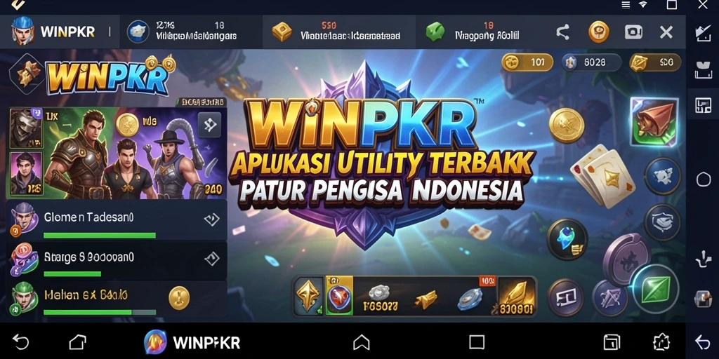 Tampilan screenshot WINPKR menampilkan antarmuka pengguna yang sederhana dan intuitif.