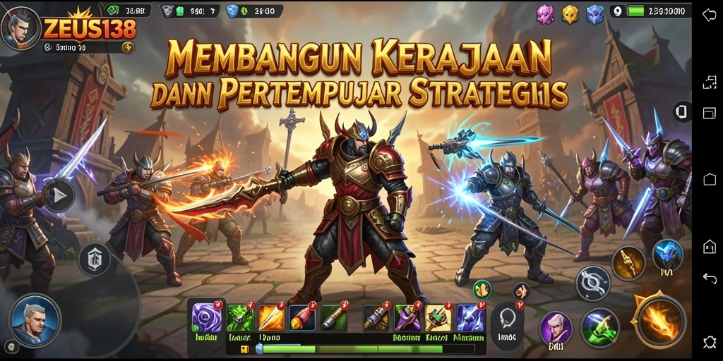 Screenshot gameplay ZEUS138 yang memukau dalam pertempuran SLG.